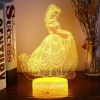 Lampka nocna 3D księżniczka [12110000148]
